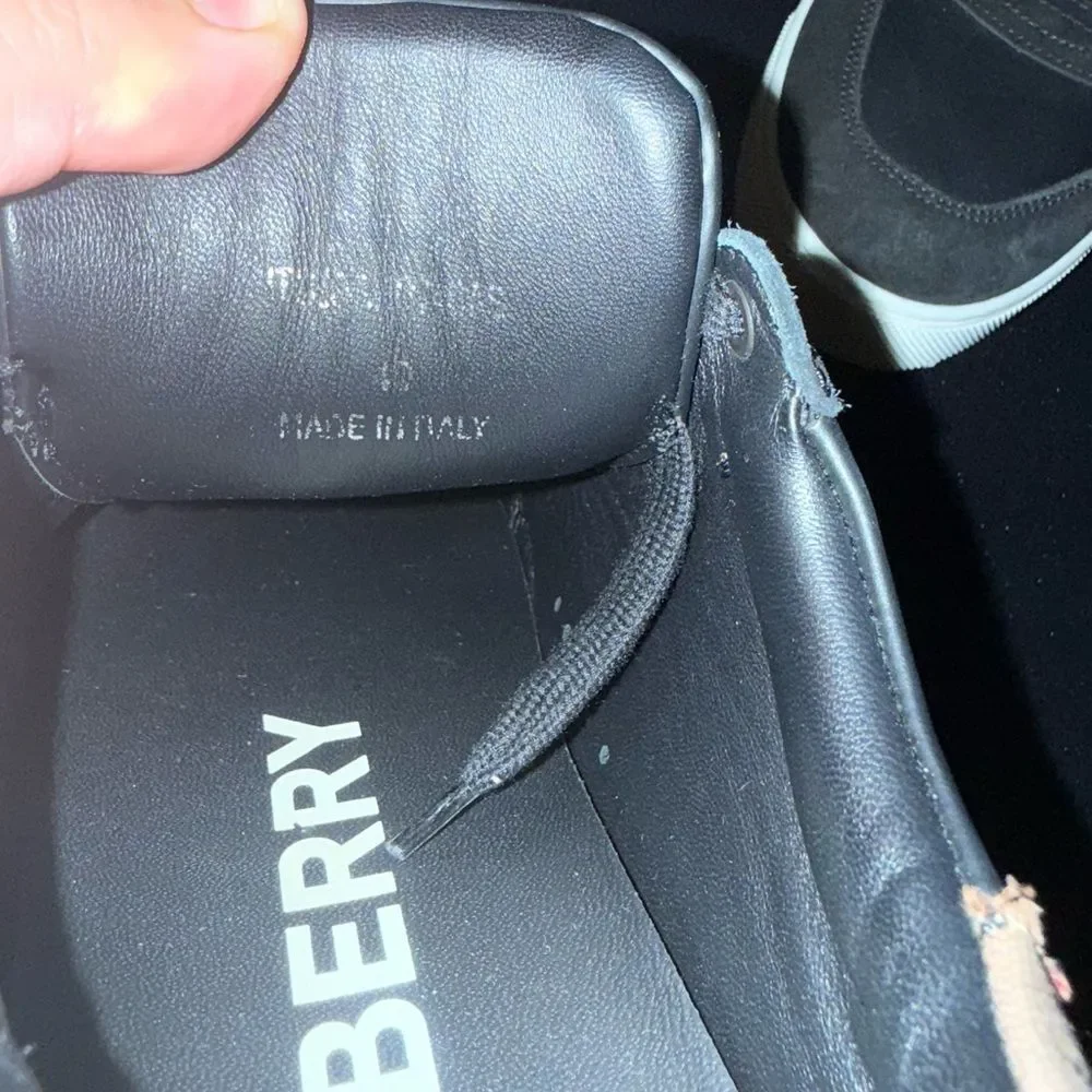 Brand new Burberry Black Sneakers size 10